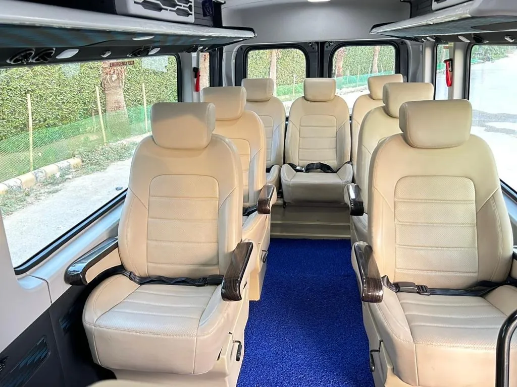 Tempo traveller recliner interior