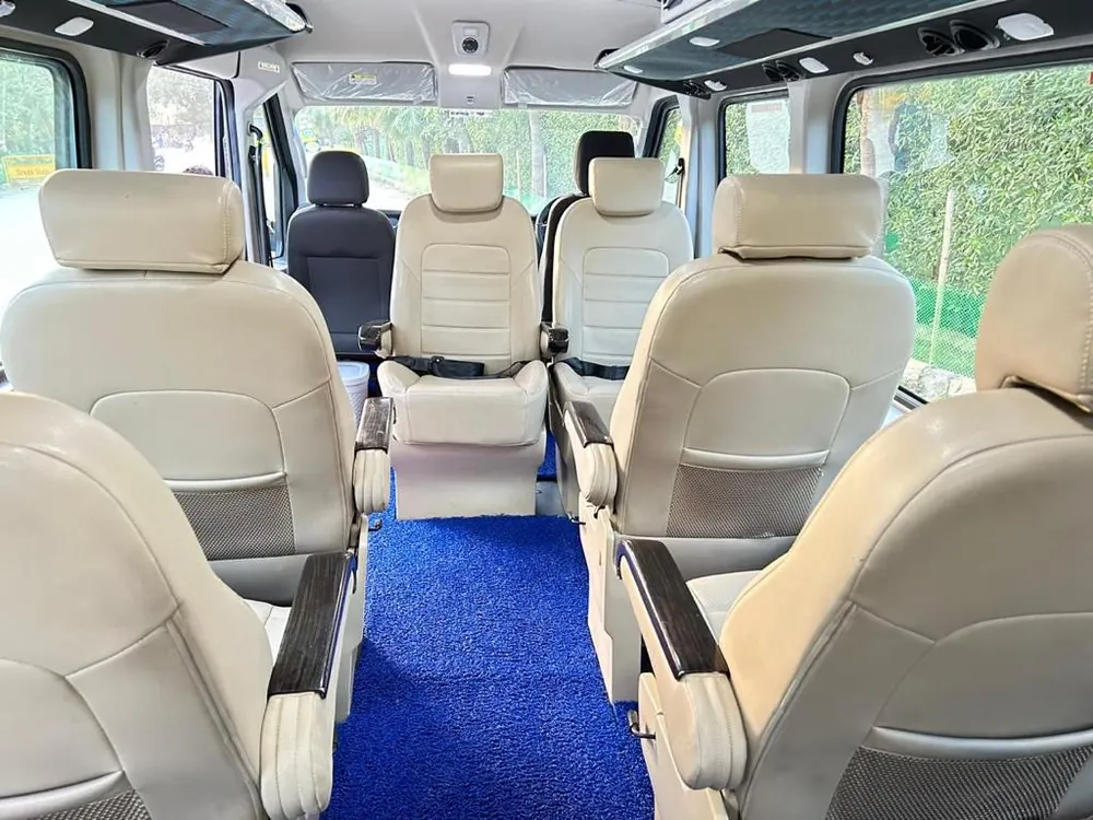 Luxury traveller seats with ample legroom